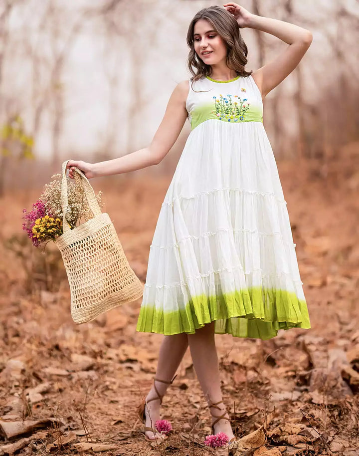 Tie-Dye Elegant Dress