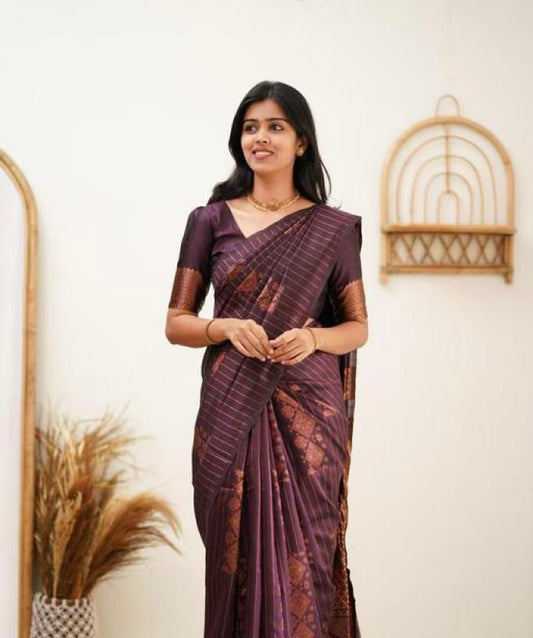 Women Zari Woven Banarasi Saree