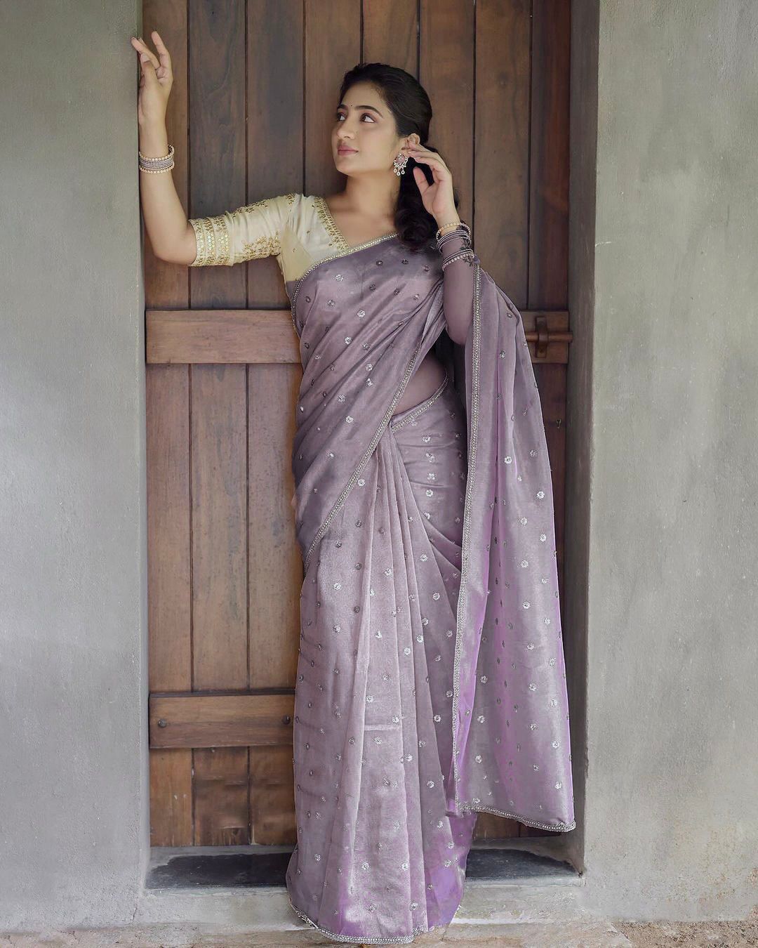 Traditional look Designer Saree