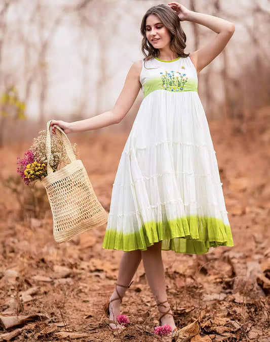 Tie-Dye Elegant Dress